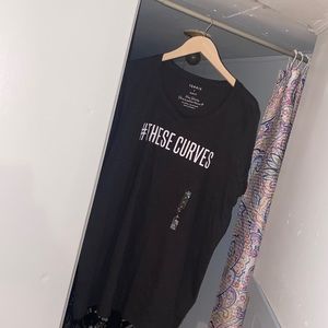 Black T-Shirt “#These Curves”